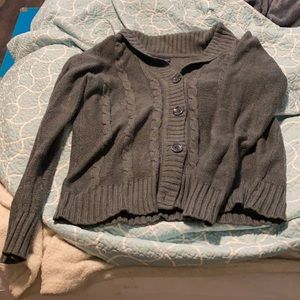Grey cardigan